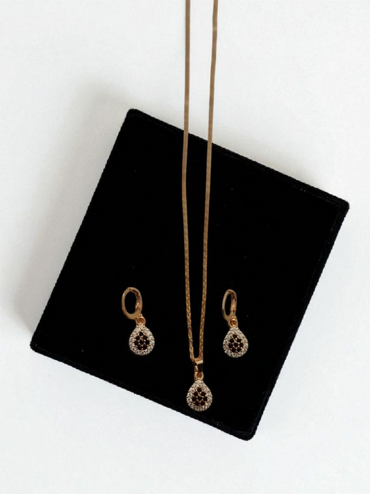 golden necklace set