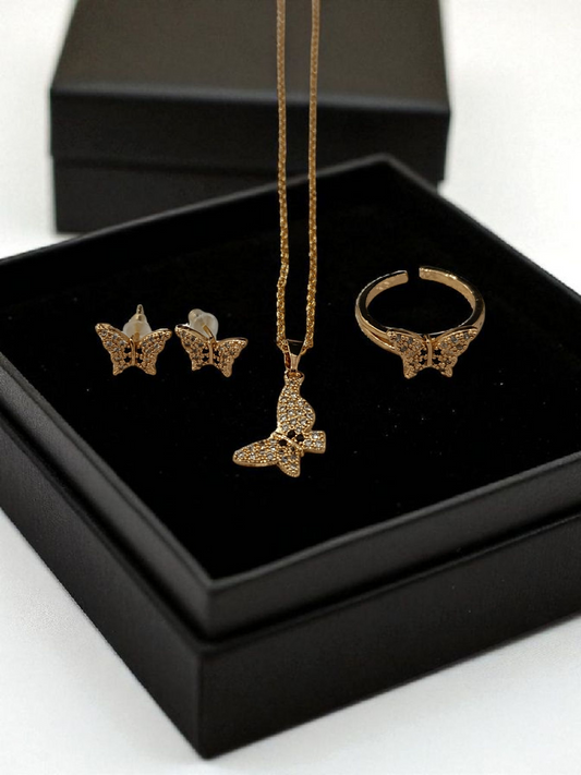 elegant necklace earrings