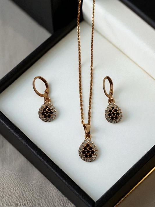 golden necklace set